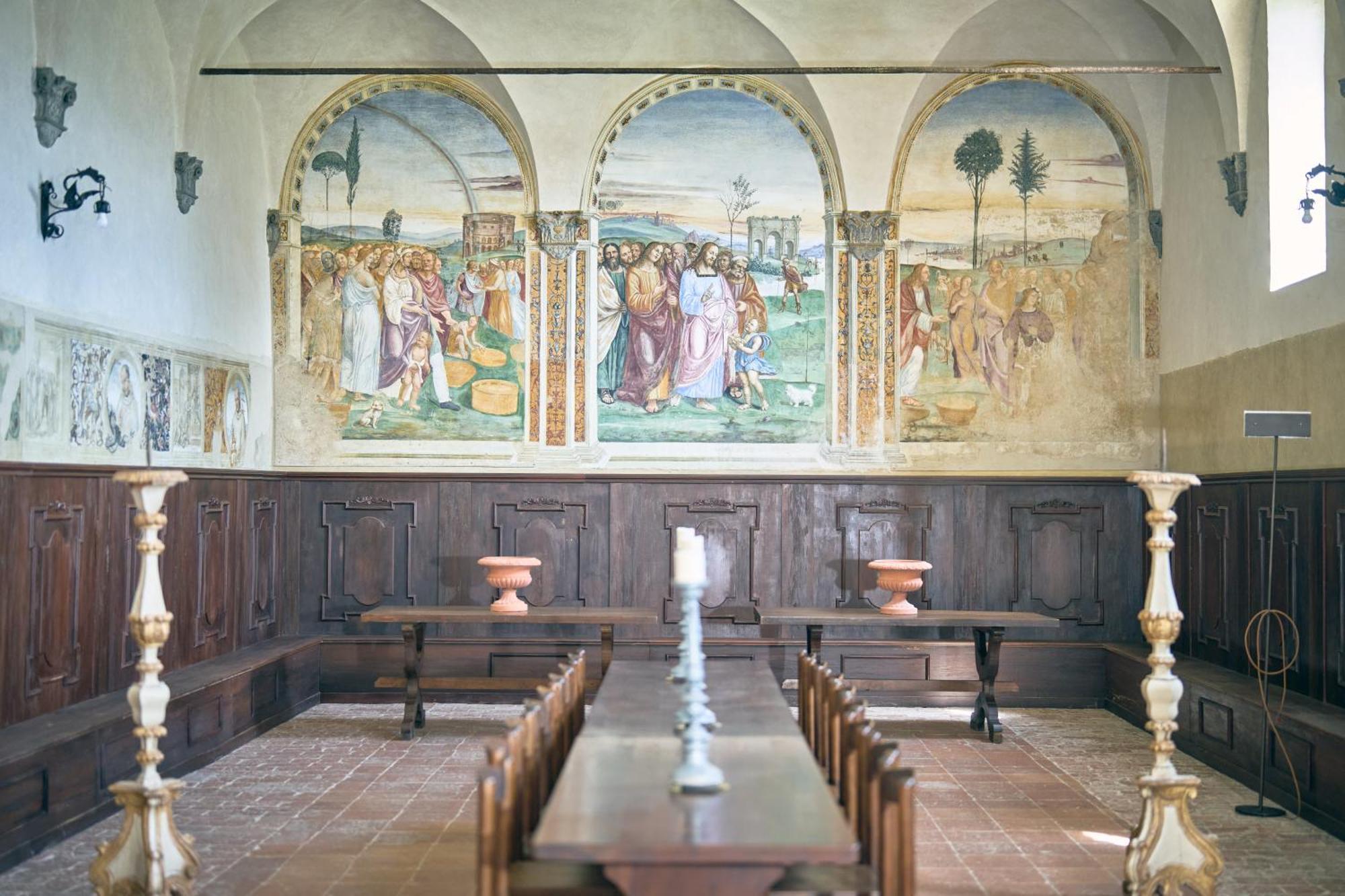 Monastero Sant'Anna In Camprena Villa Pienza Luaran gambar